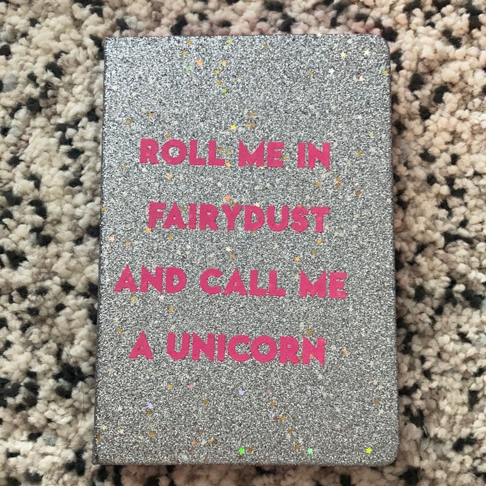 Glitter notebook